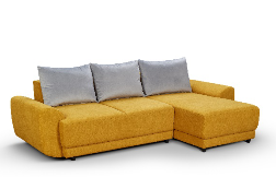 Constructie sezut: Arcuri sinusoidale

Constructie spatar: Arcuri sinusoidale

Functiuni:

Sezut extensibil

Spatar rabatabil

Lada asternut

Gabarit: 254 x 150 cm

Suprafata de dormit: 197 x 125 cm