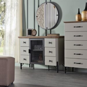 Dimensiuni Comoda Cu Sertare




Lungime
(x)96cm


Latime
(Y)48cm


Inaltime
(Z)176.2cm




Specificatii


 	Tip: Comoda Cu Sertare
 	Dimensiune: 67.3x47x114cm
 	Culoare: Gri
 	Finisaj: Stejar
 	Soft-close