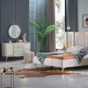 Dimensiuni Comoda cu sertare Valesco




Lungime
(x)64cm


Latime
(Y)46cm


Inaltime
(Z)115cm




Specificatii


 	Tip: Comoda cu sertare
 	Dimensiune: 64X46X115cm
 	Culoare: Gri
 	Finisaj: Auriu
 	Soft-close
 	Push-open