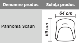 Scaun Pannonia - imagine 2