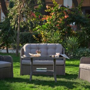 Specificatii Tip: Set Mobilier Gradina/Terasa Culoare: Antracit